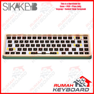 sikakeyb castle 1, alumnium alloy body, fierce gaming keyboard, rumah keyboard